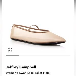 NWT: Jeffrey Campbell Mesh Ballet Flats